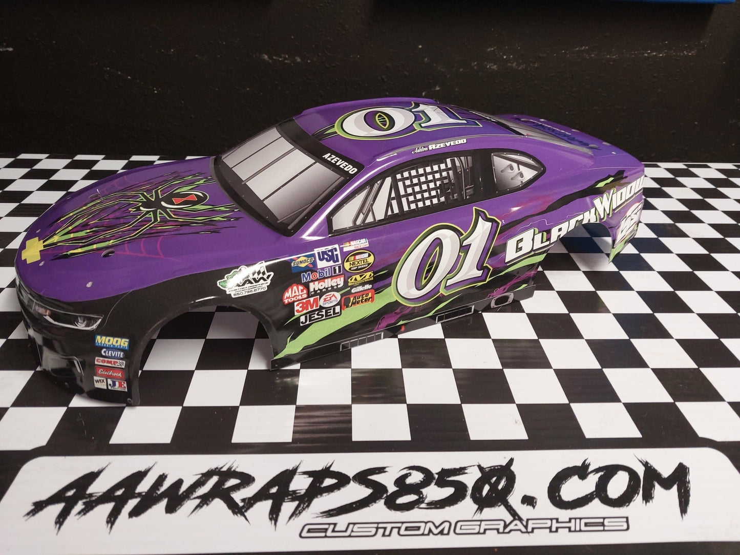 Losi Nascar "Chevy" Wrap Template AAW
