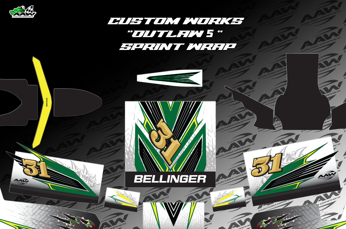 Custom Works "Outlaw 5" Sprint Wrap My Store