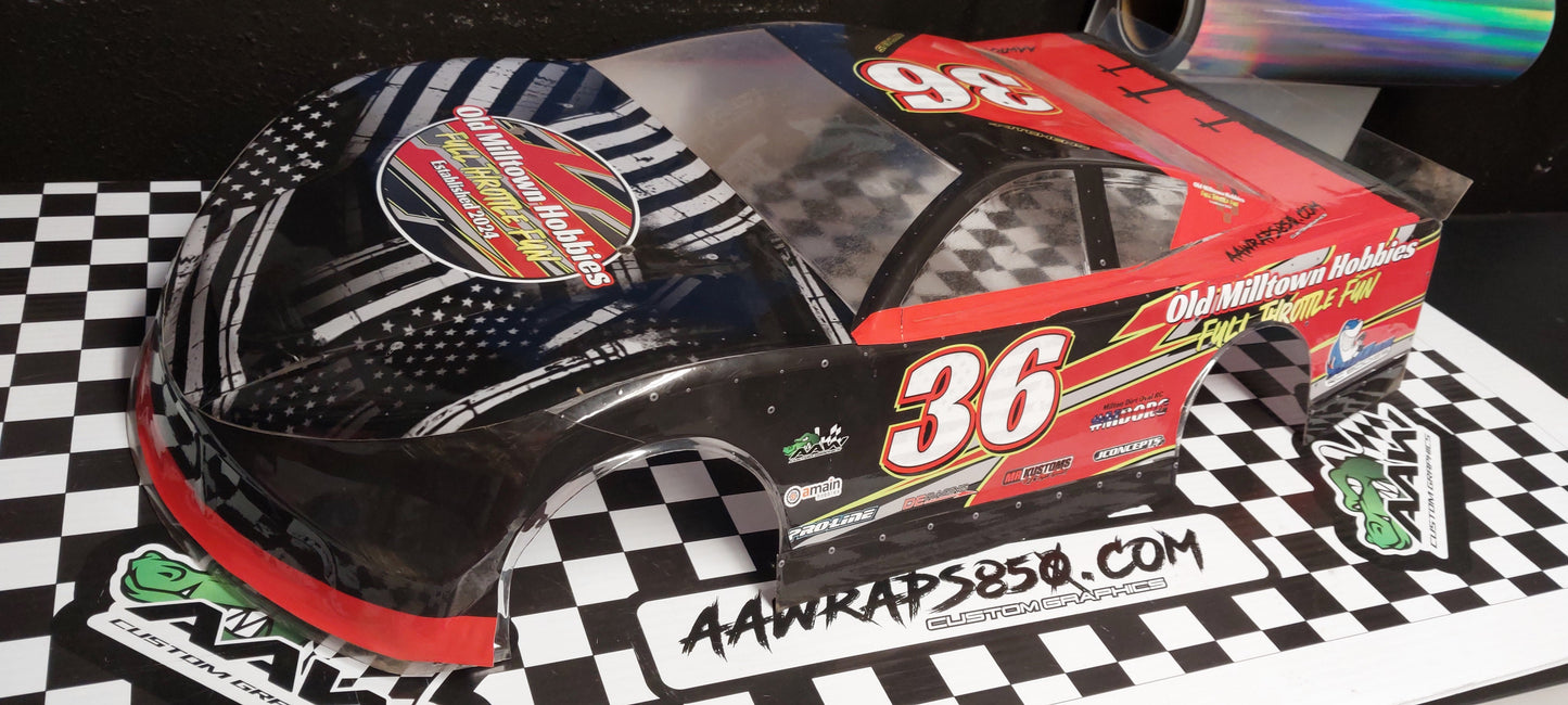 SharkBodies R/C Wrap Template "Riddler" AAW
