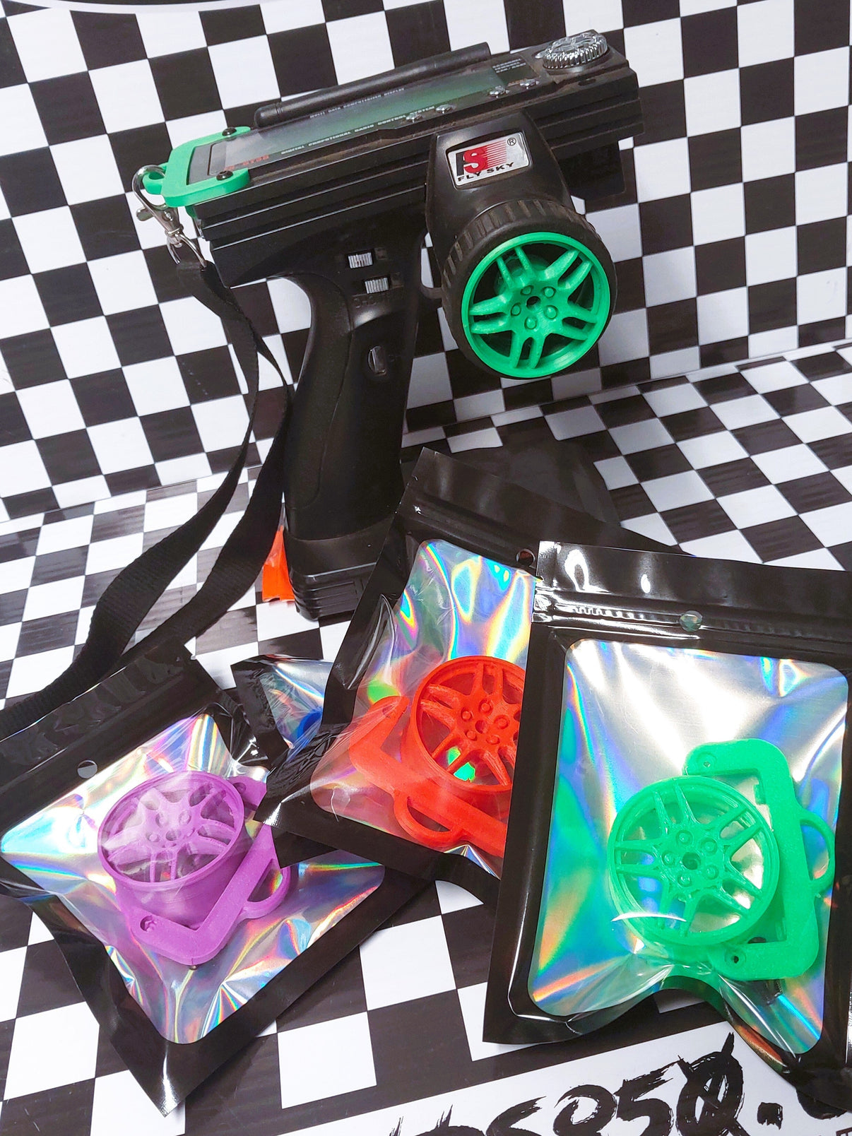 FlySky GT3B Remote Steering Wheel and Lanyard Attachment AAW