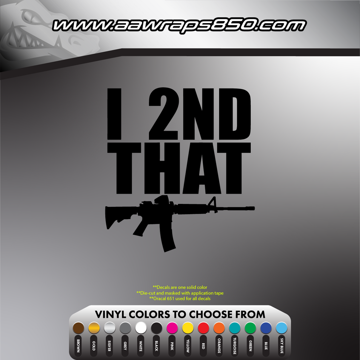2nd That Decal AAW