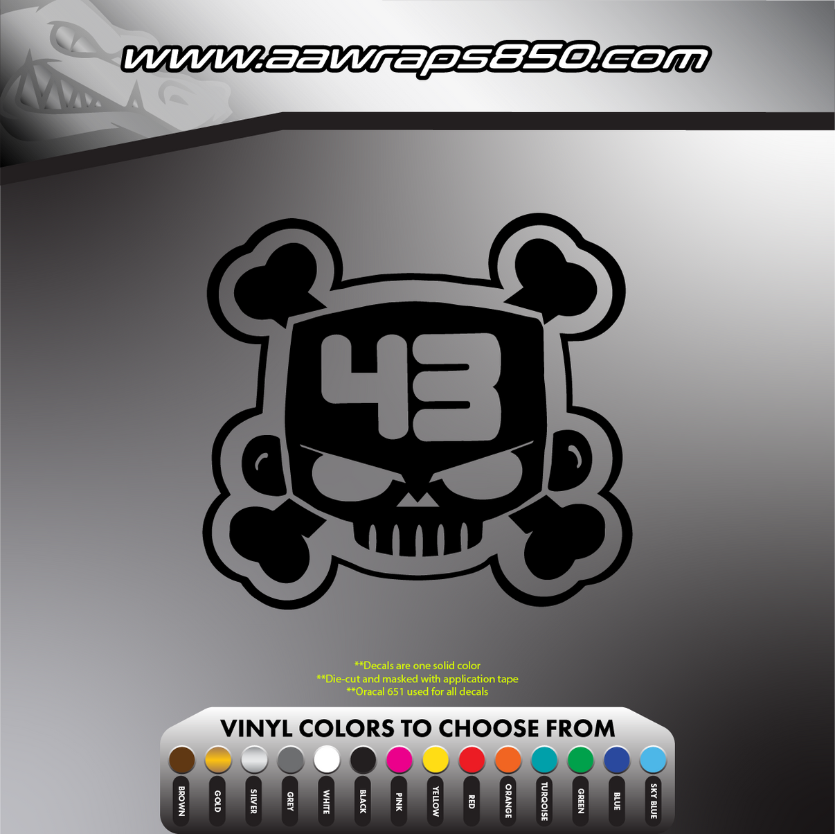 43 Decal AAW