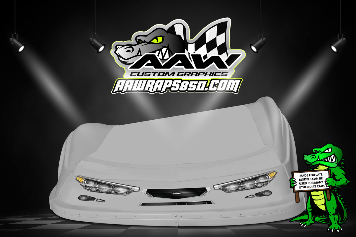 Late Model "Clean" Headlight/Grille Decal Kit AAW