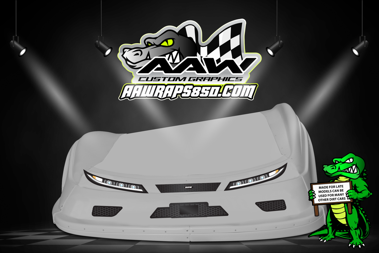 Late Model "Tough" Headlight/Grille Decal Kit AAW