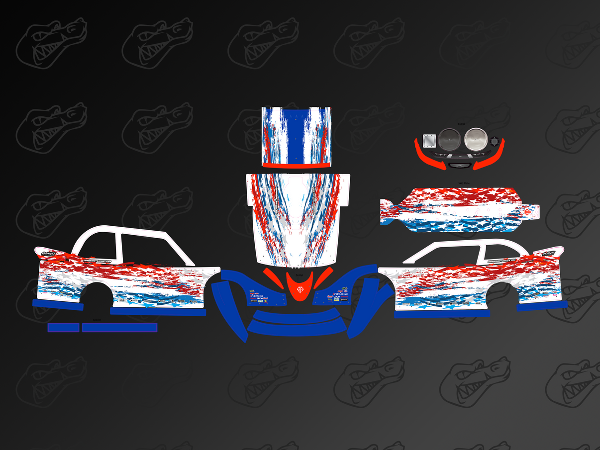 "AllAmerican" Losi 22 Late Model Wrap My Store