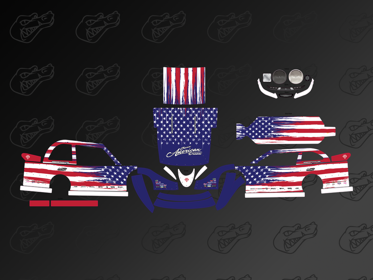 "AmericanDream" Losi 22 Late Model Wrap My Store