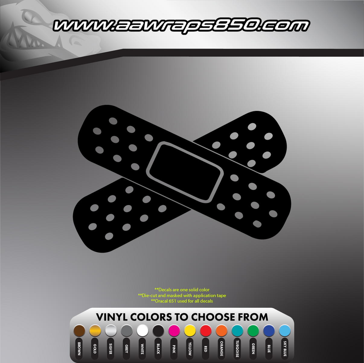 Bandaid Decal AAW
