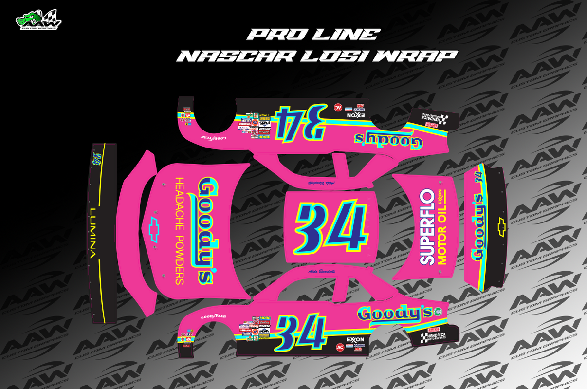 "Benedetti" Losi 1/12 Nascar Wrap My Store