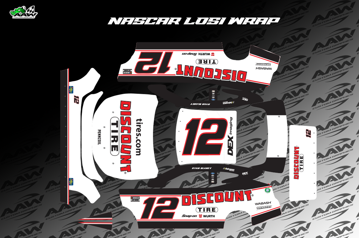 "Blaney" Losi 1/12 Nascar Wrap My Store