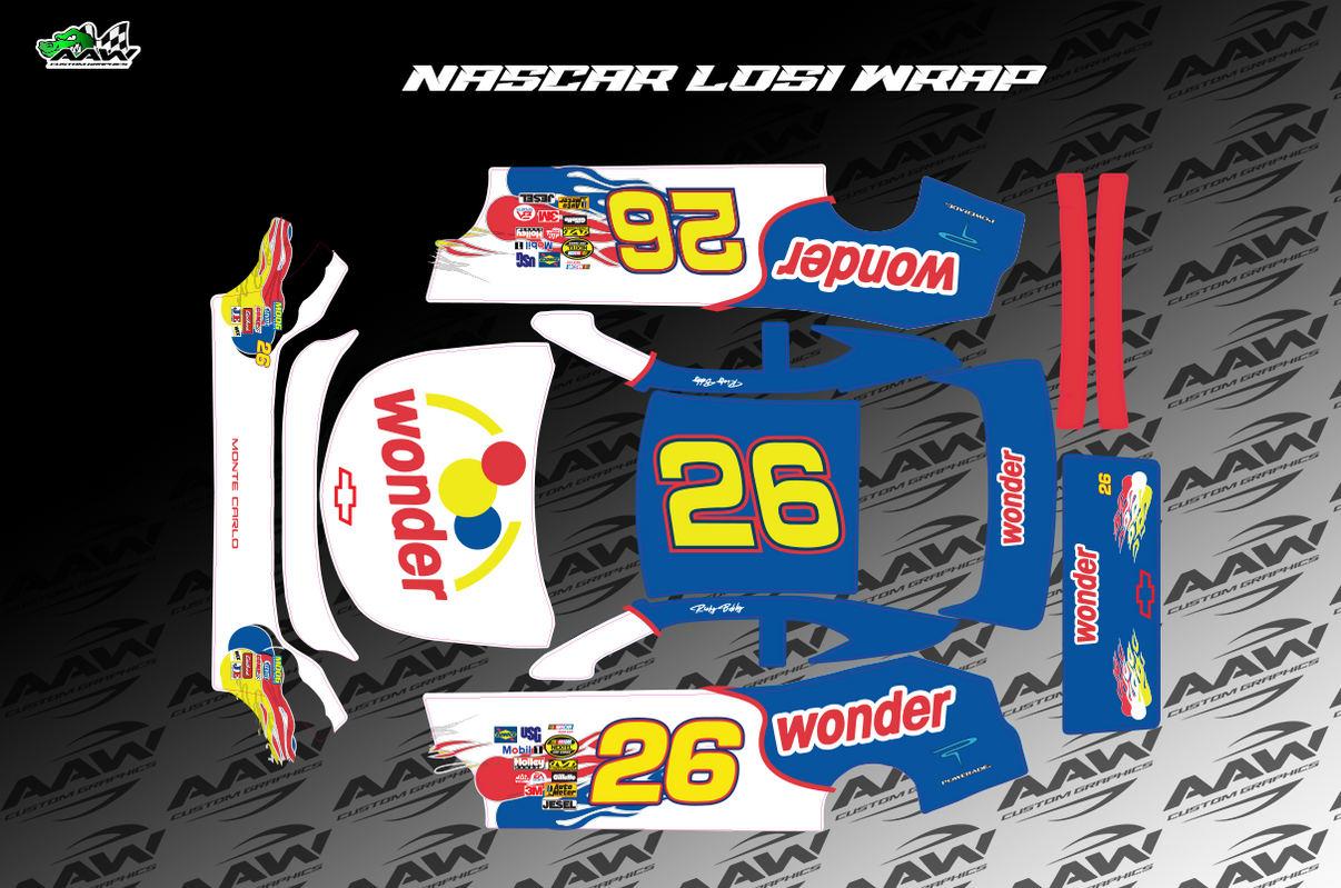 "Bobby" Losi 1/12 Nascar Wrap My Store