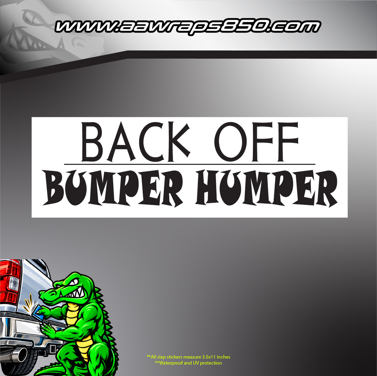 Bump Humper Slap Sticker AAW