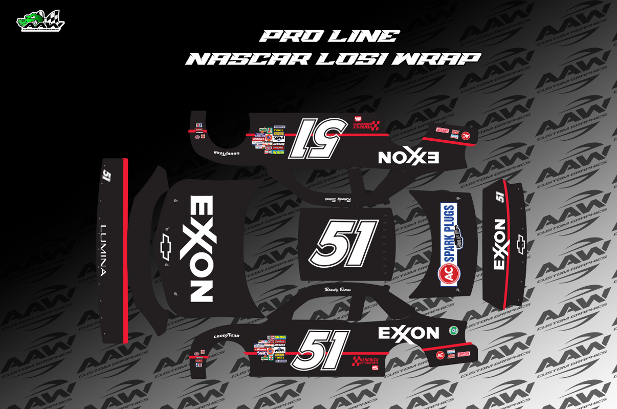 "Burns" Losi 1/12 Nascar Wrap My Store