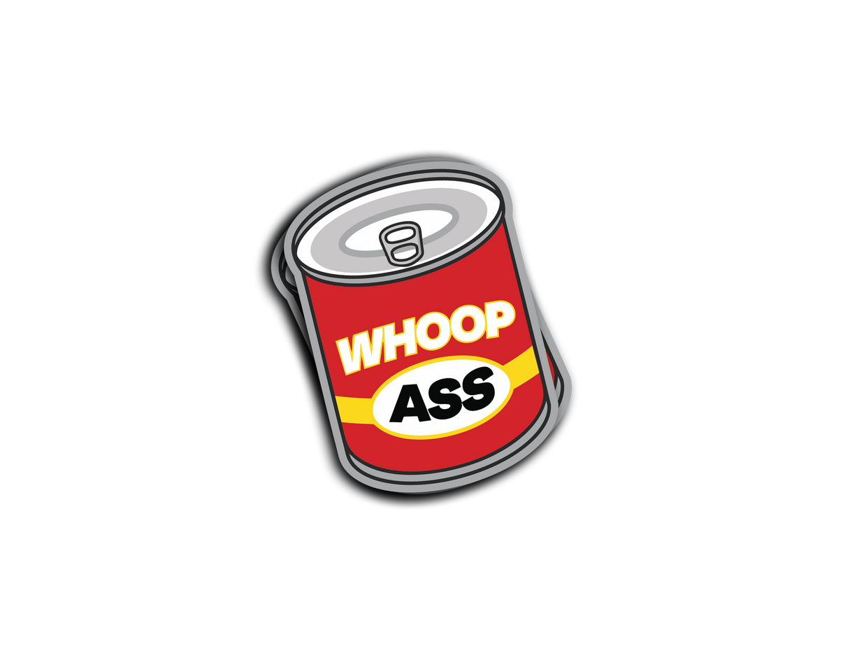 Whoop Can Sticker AAW