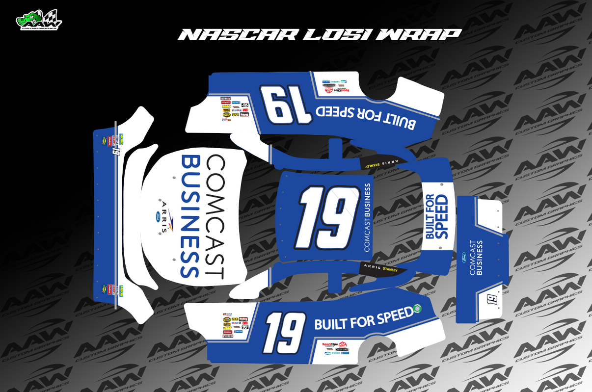 "C. Elliot" Losi 1/12 Nascar Wrap My Store