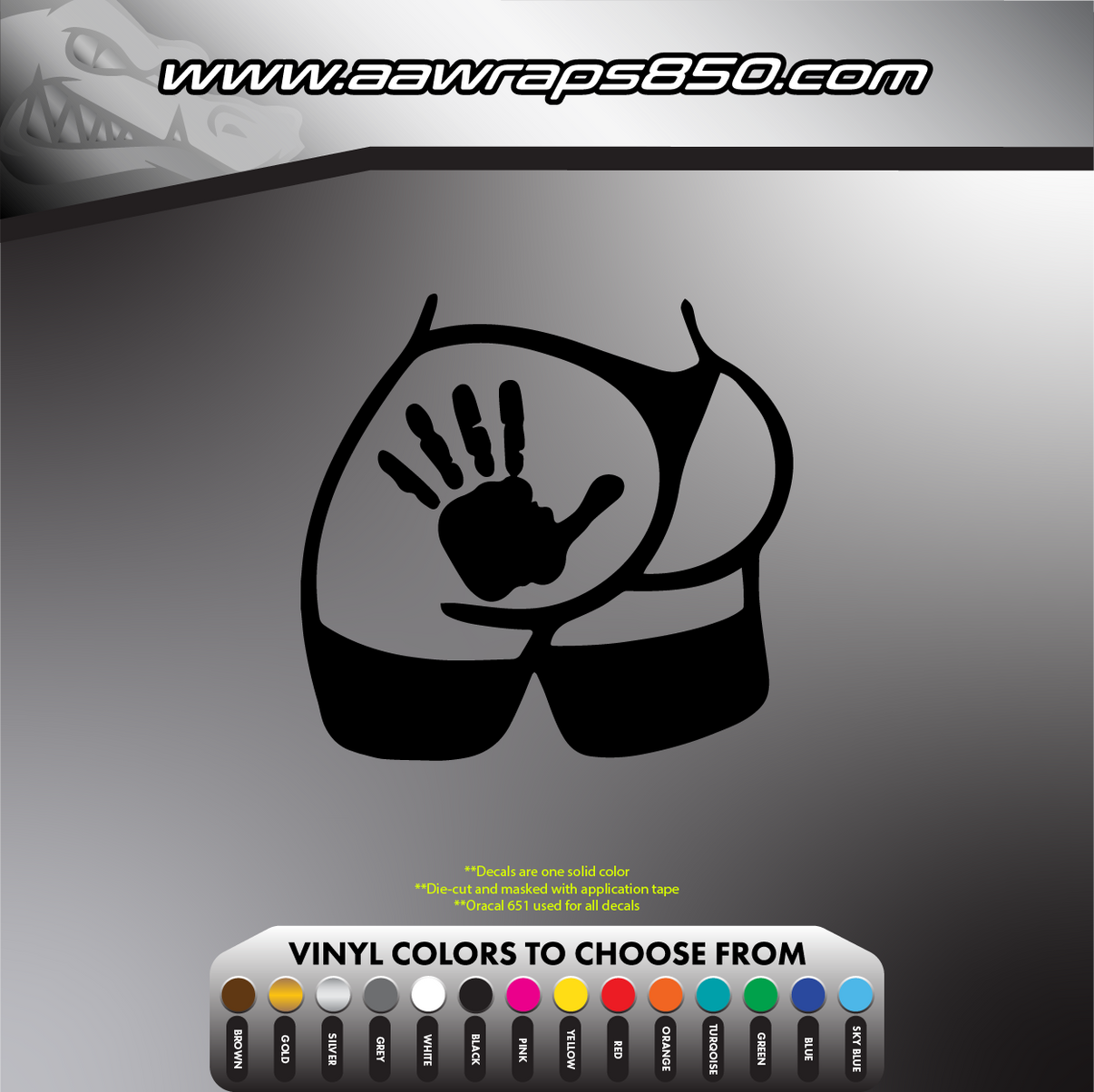 Cheek Clap Decal AAW