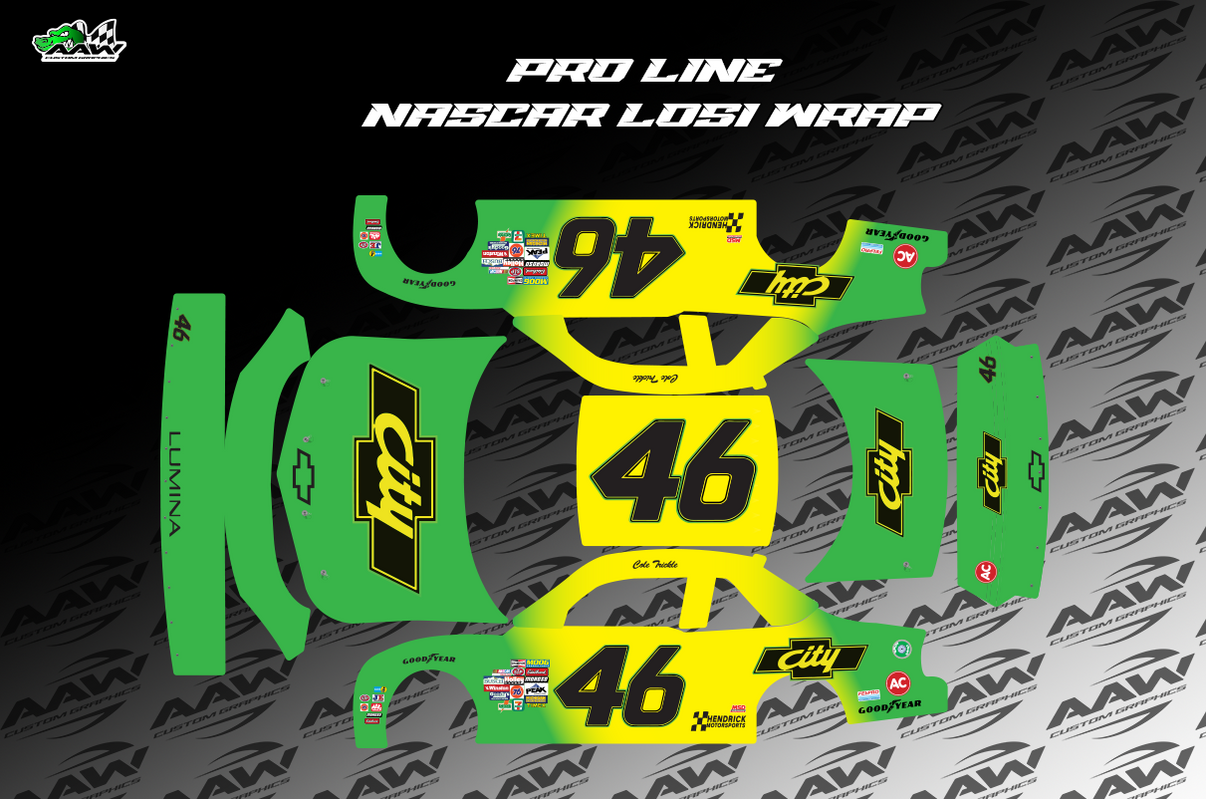 "City" Pro-Line Losi 1/12 Nascar Wrap My Store