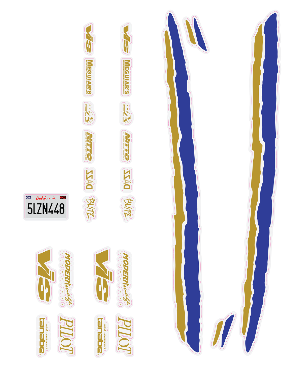 Civic Drift Decal Set AAW