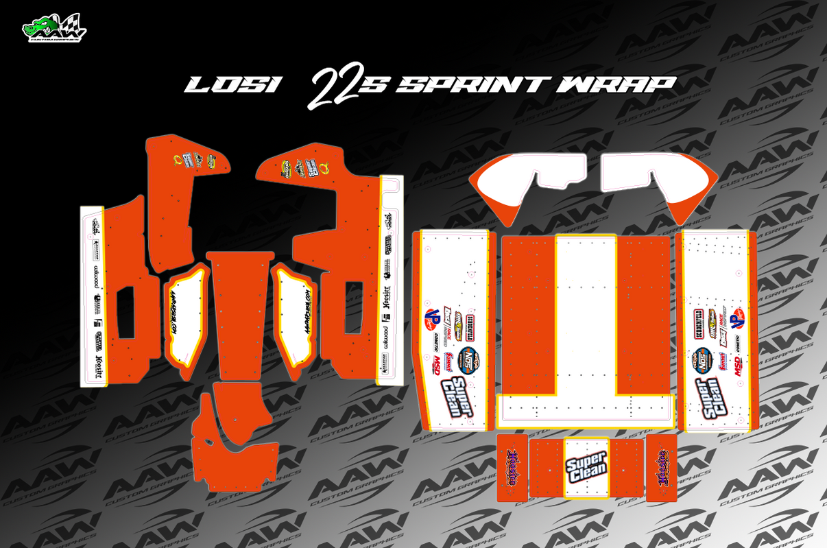 "Clean Cut" Losi 22s Wrap AAW