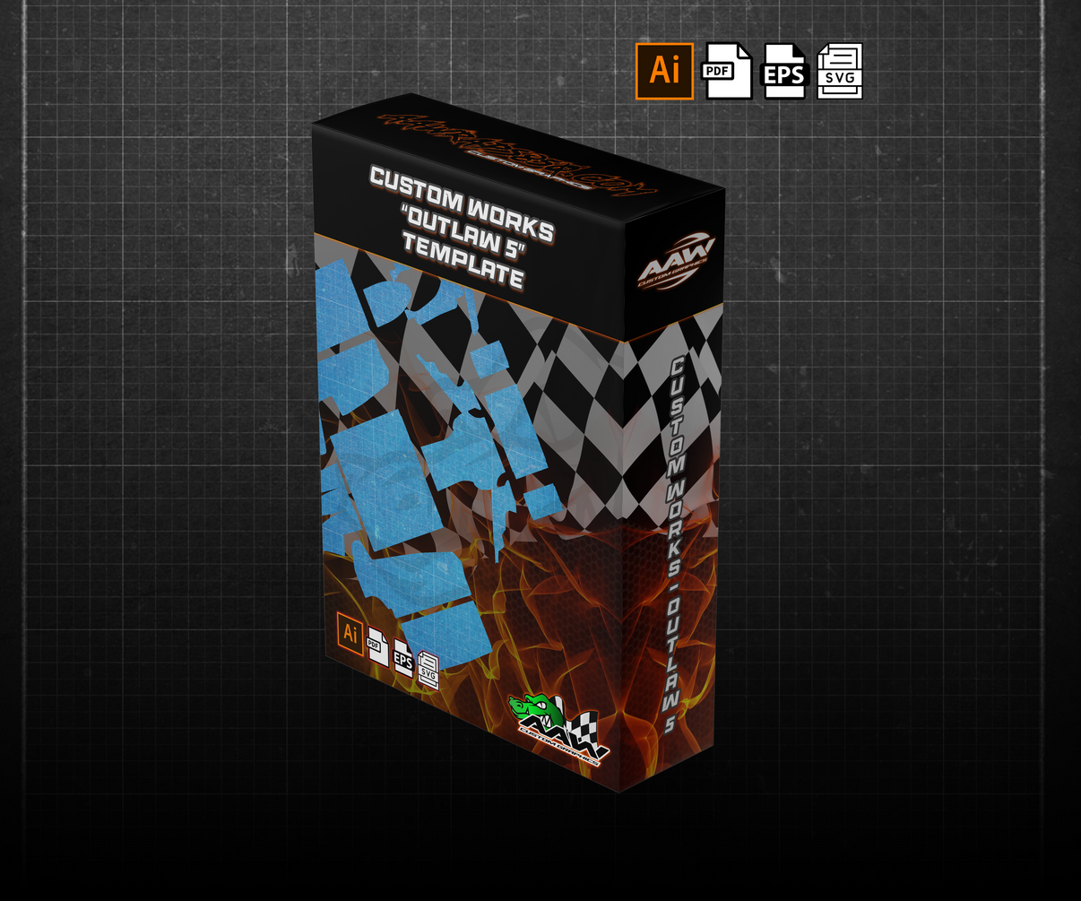 Custom Works "Outlaw 5" Wrap Template AAW