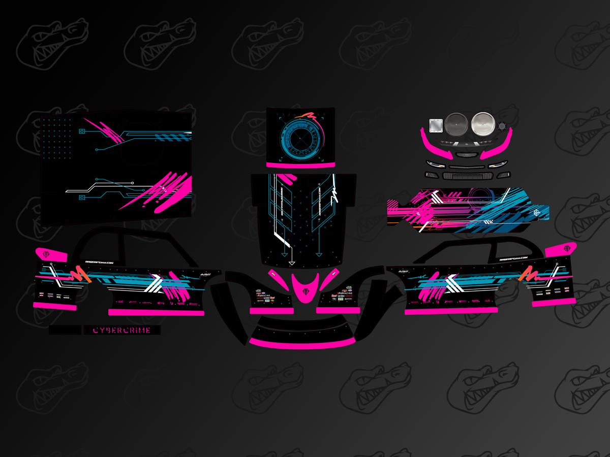 "CyberCrime" Losi 22 Late Model Wrap My Store