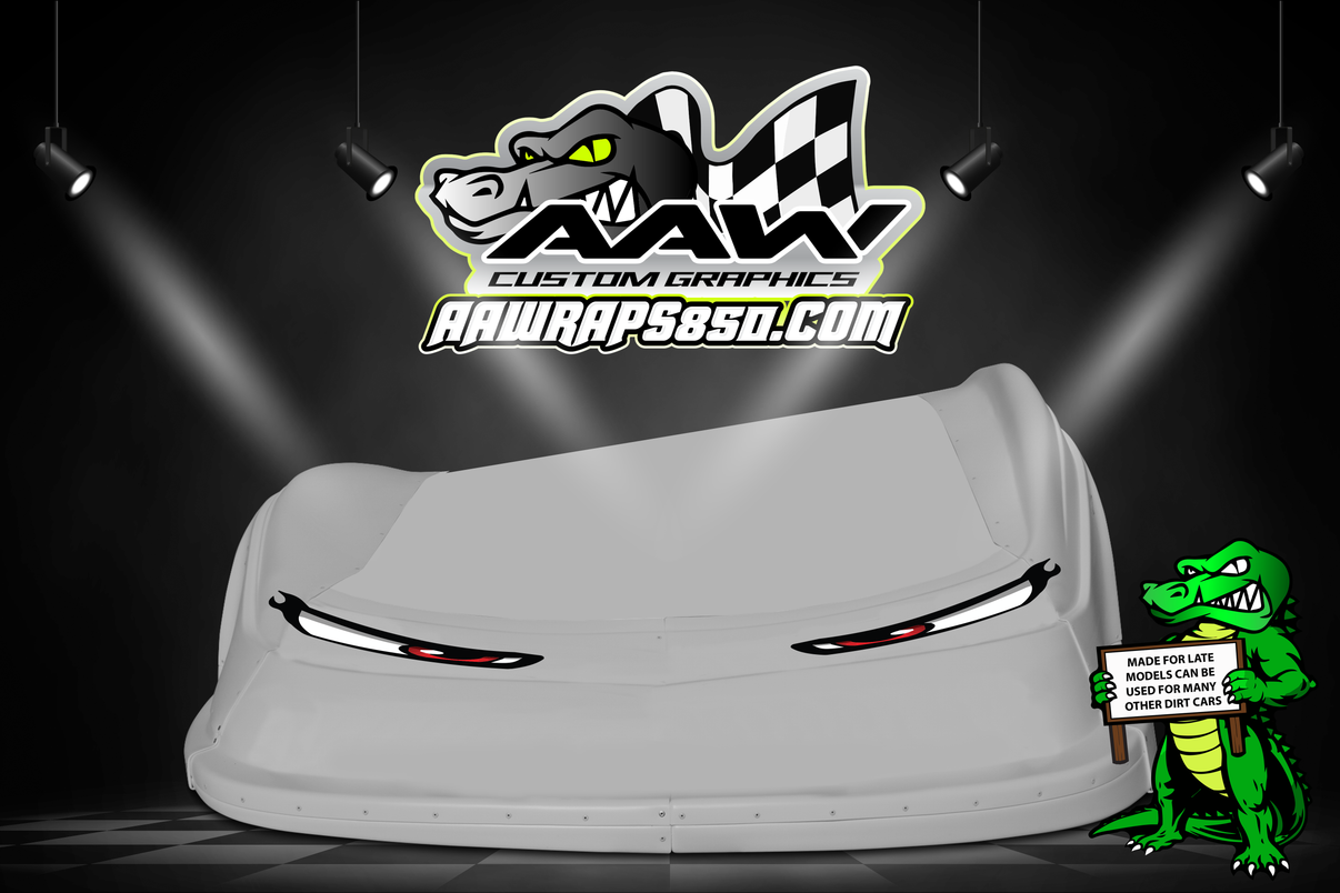 Late Model "Deadeye" Headlight Decal Kit AAW