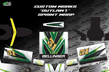 Custom Works "Outlaw 5" Sprint Wrap My Store