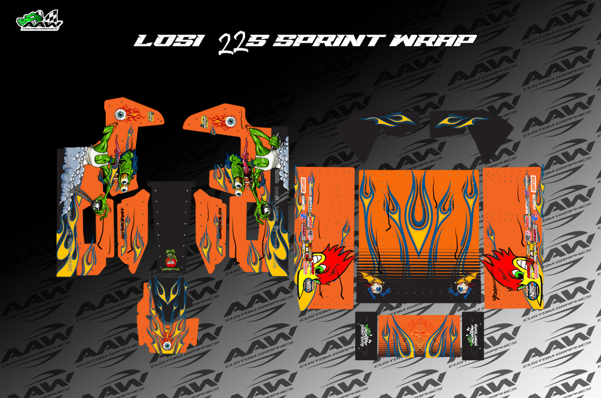 "Fast" Losi 22s Wrap AAW
