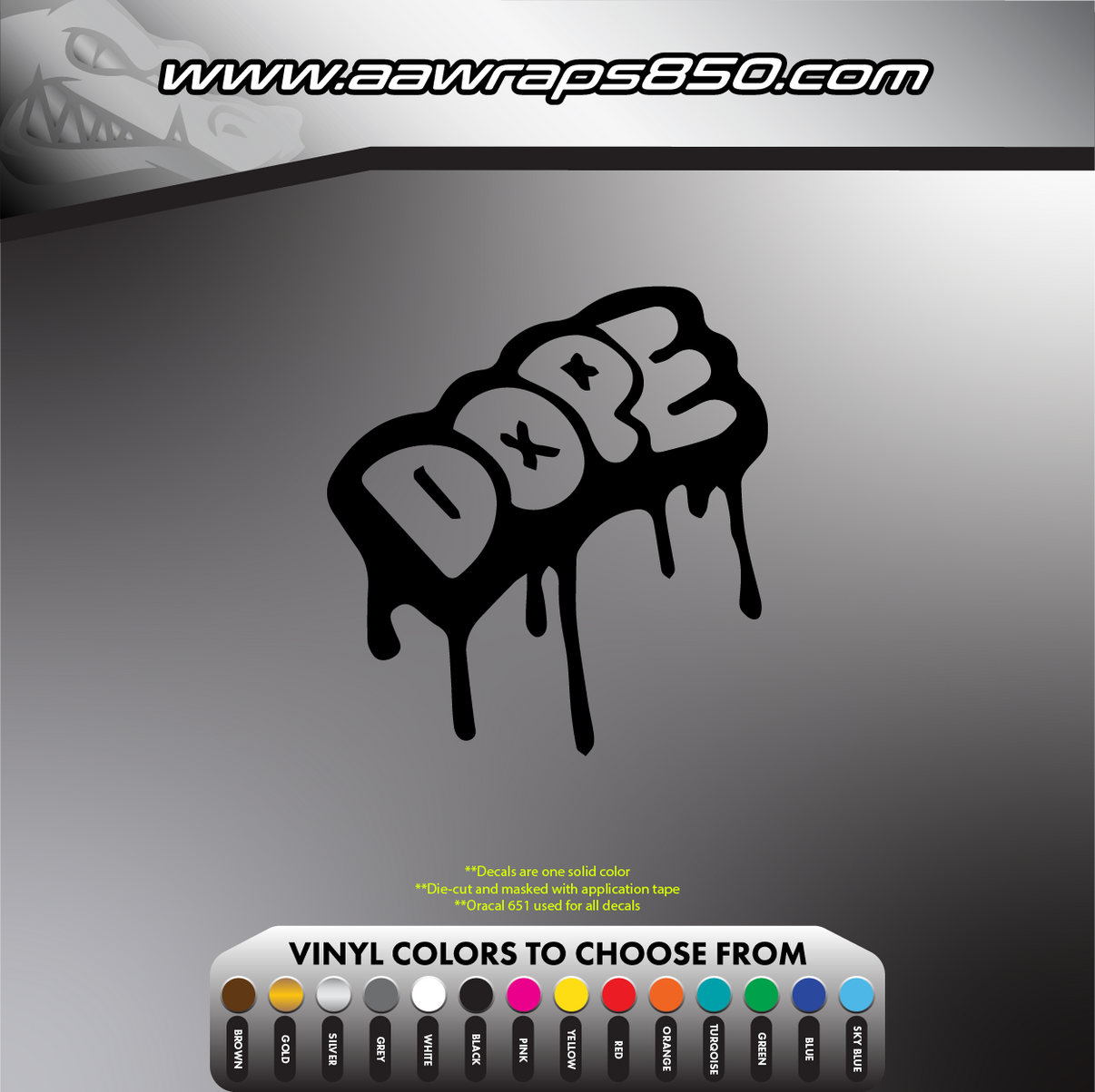 Dope Decal AAW