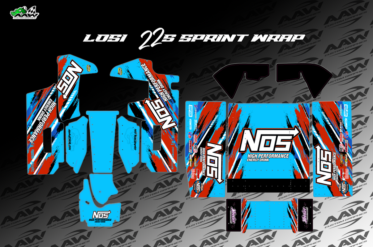 "Nos" Losi 22s Wrap AAW