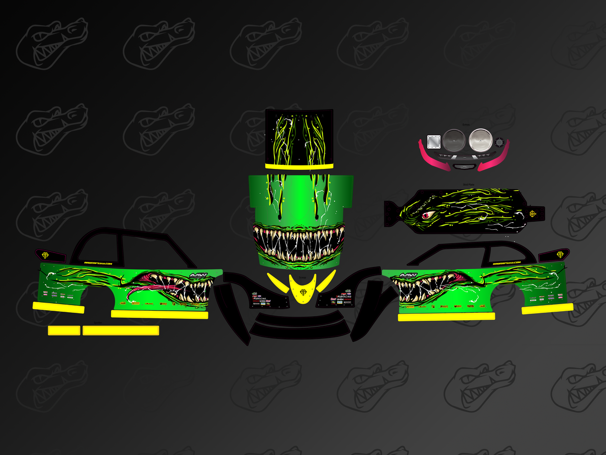 "Fear" Losi 22 Late Model Wrap My Store