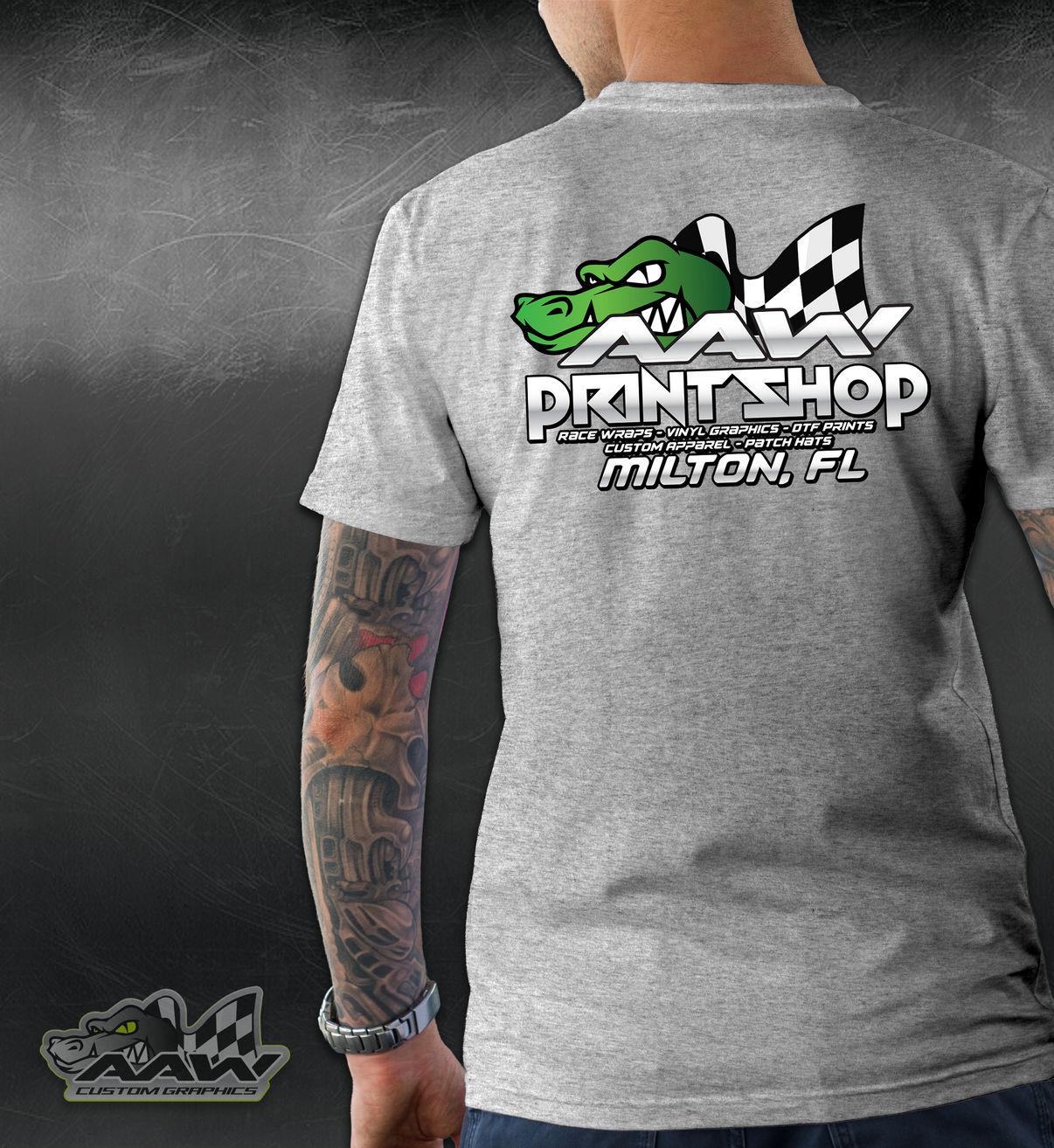 AAW Tee "Checkered Flag" My Store