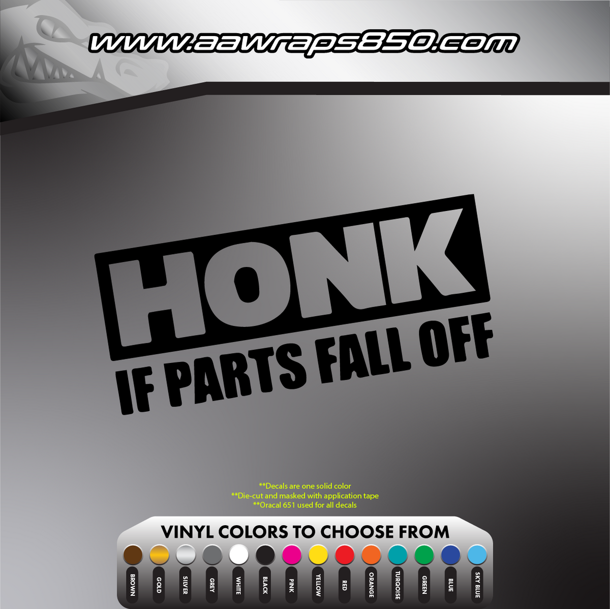 Honk Decal AAW