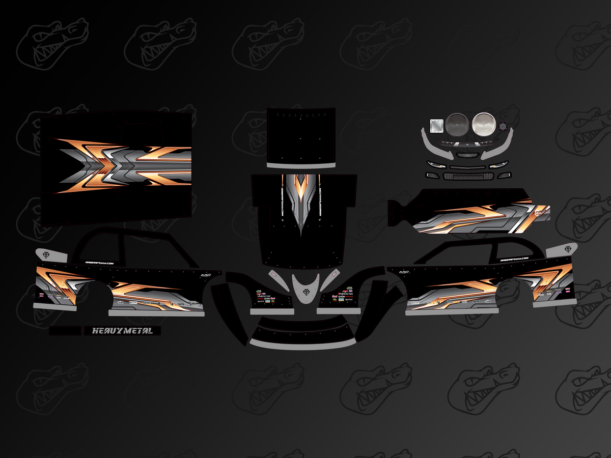 "HeavyMetal" Losi 22 Late Model Wrap My Store
