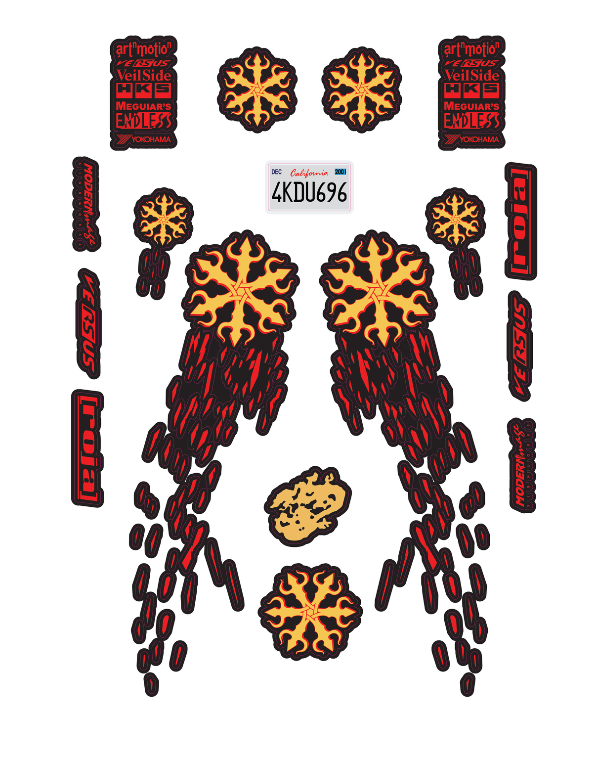 JTranDrift Decal Set AAW