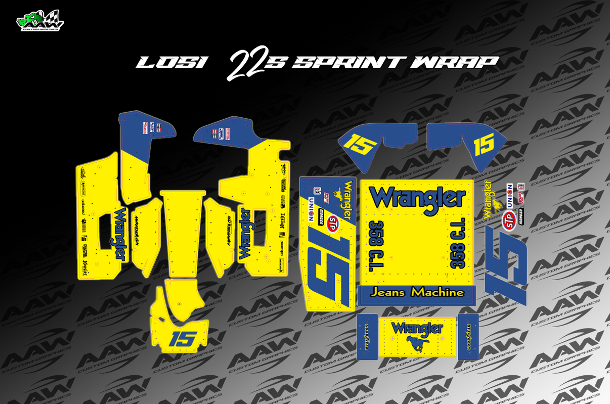 "Jeans Machine" Losi 22s Wrap AAW