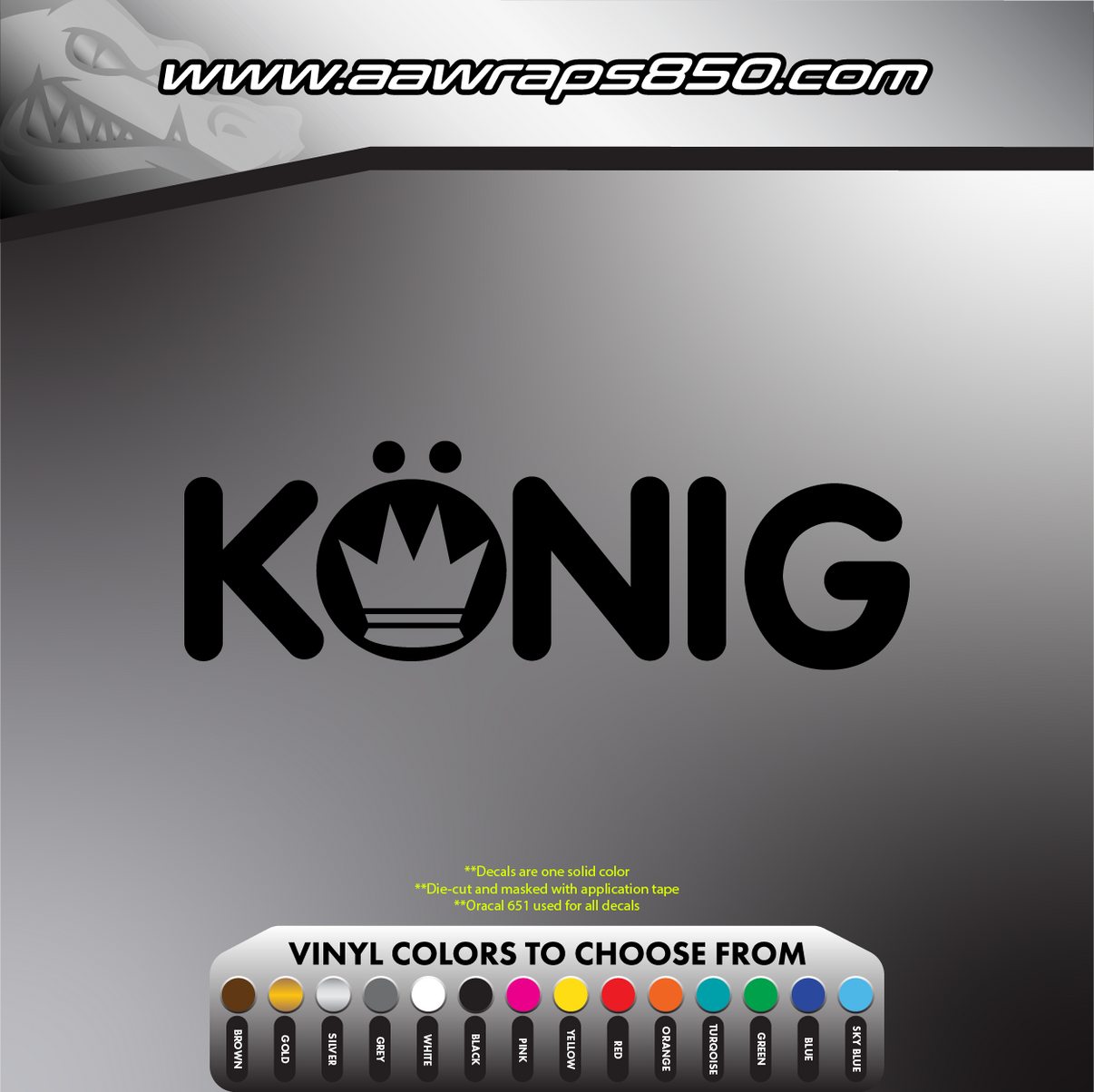 Konig Decal AAW