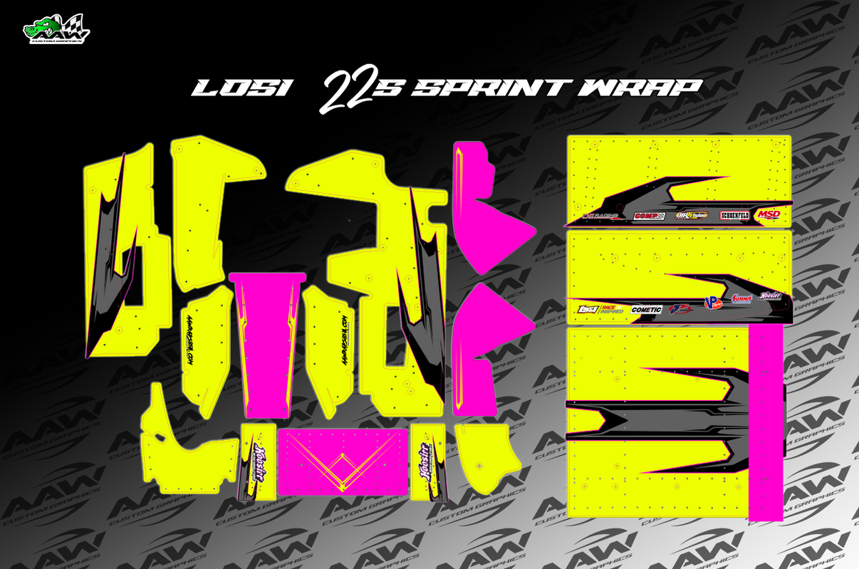 "Lemonade" Losi 22s Wrap AAW