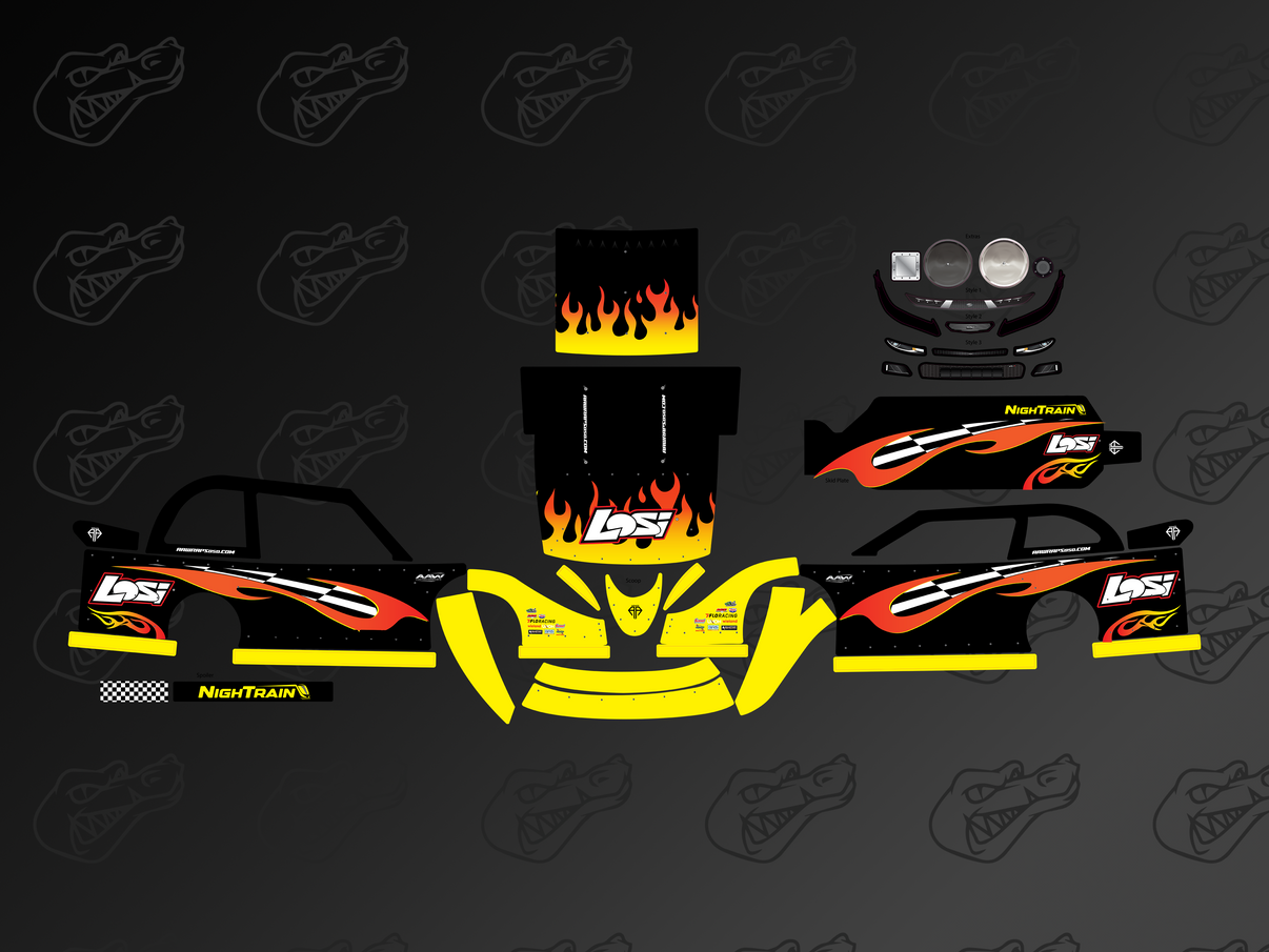 "NightTrain" Losi 22 Late Model Wrap My Store