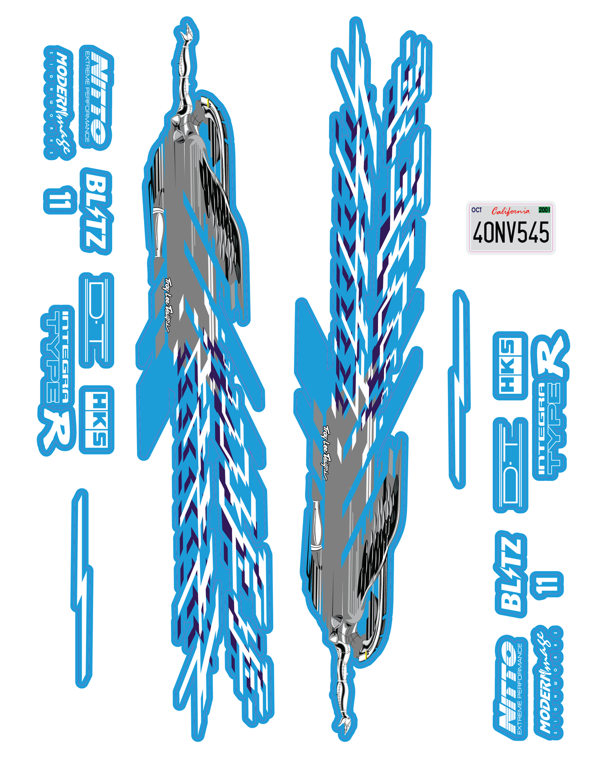 Mia Drift Decal Set AAW