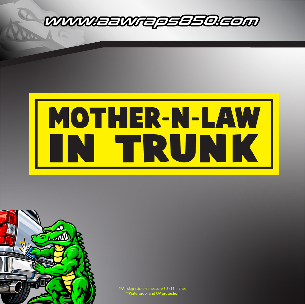 Mother-N-Law Slap Sticker AAW