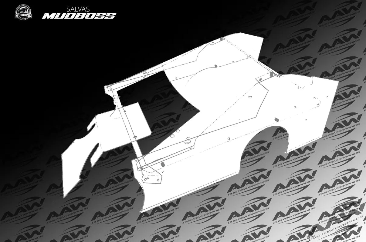 R/C Salvas Mudboss 2023 Body Clear My Store