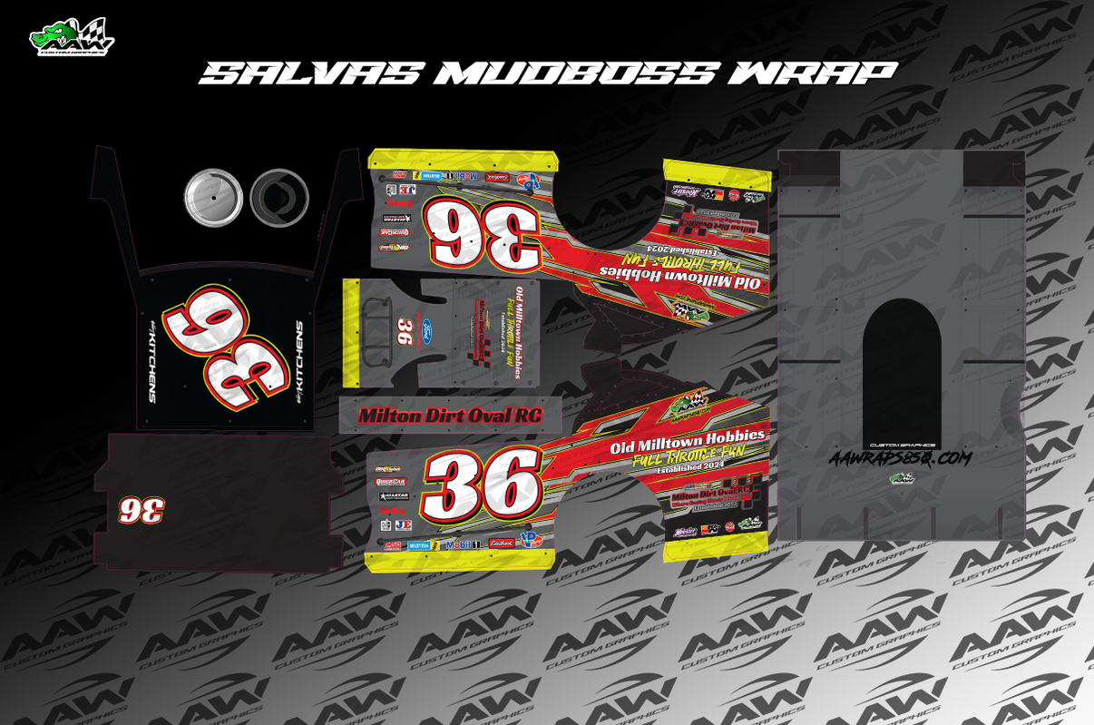 R/C Salvas Mudboss Wrap Custom My Store