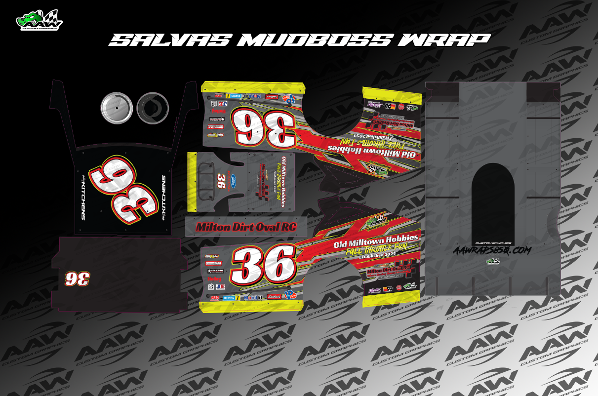 R/C Salvas Mudboss Wrap Custom