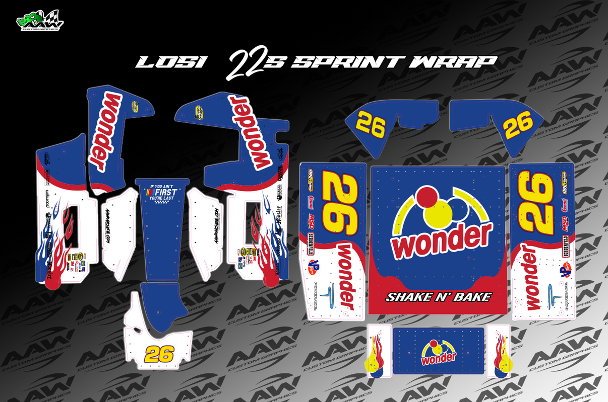 "Wonder" Losi 22s Wrap AAW