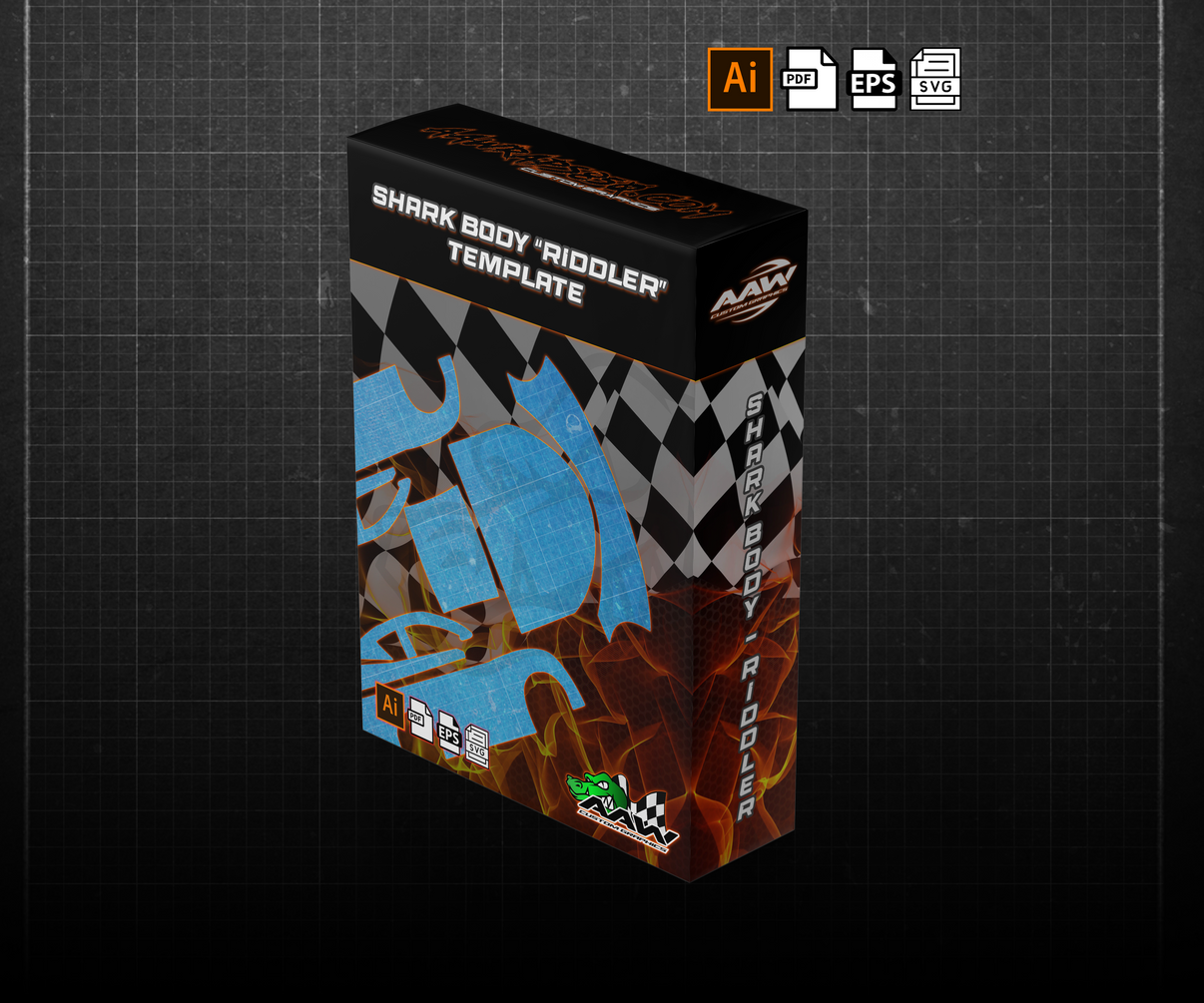 SharkBodies R/C Wrap Template "Riddler" AAW