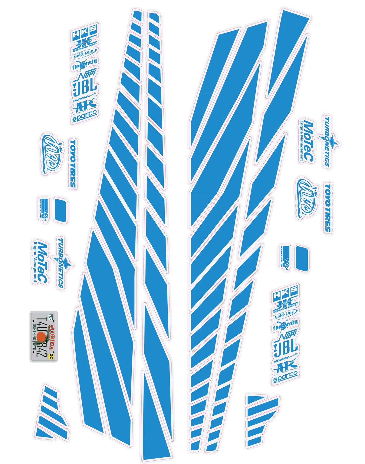 Skyline Drift Decal Set AAW