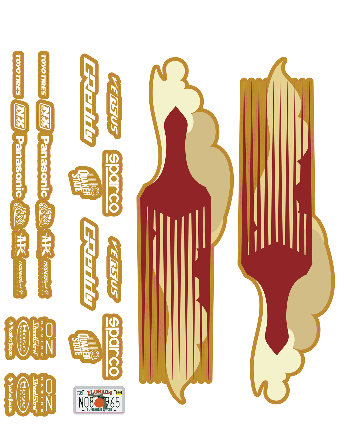 Slap Jack Drift Decal Set AAW