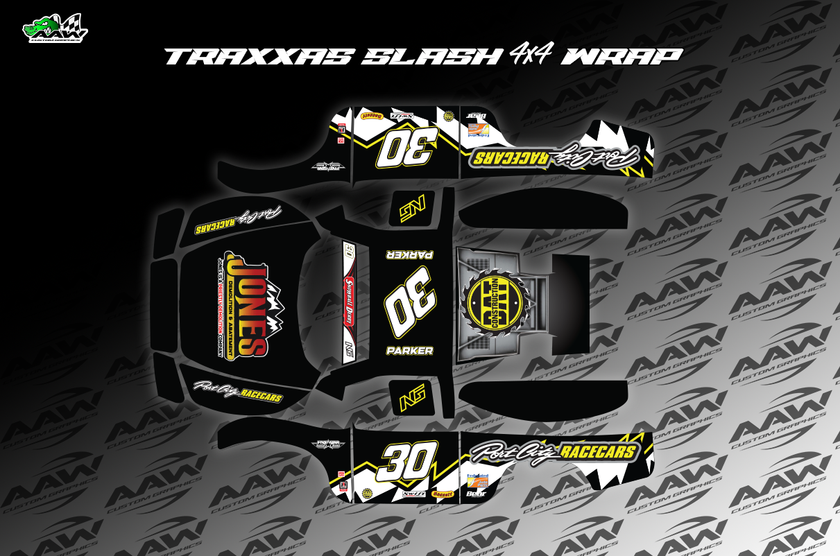 R/C Traxxas Slash/4x4 Wrap Custom