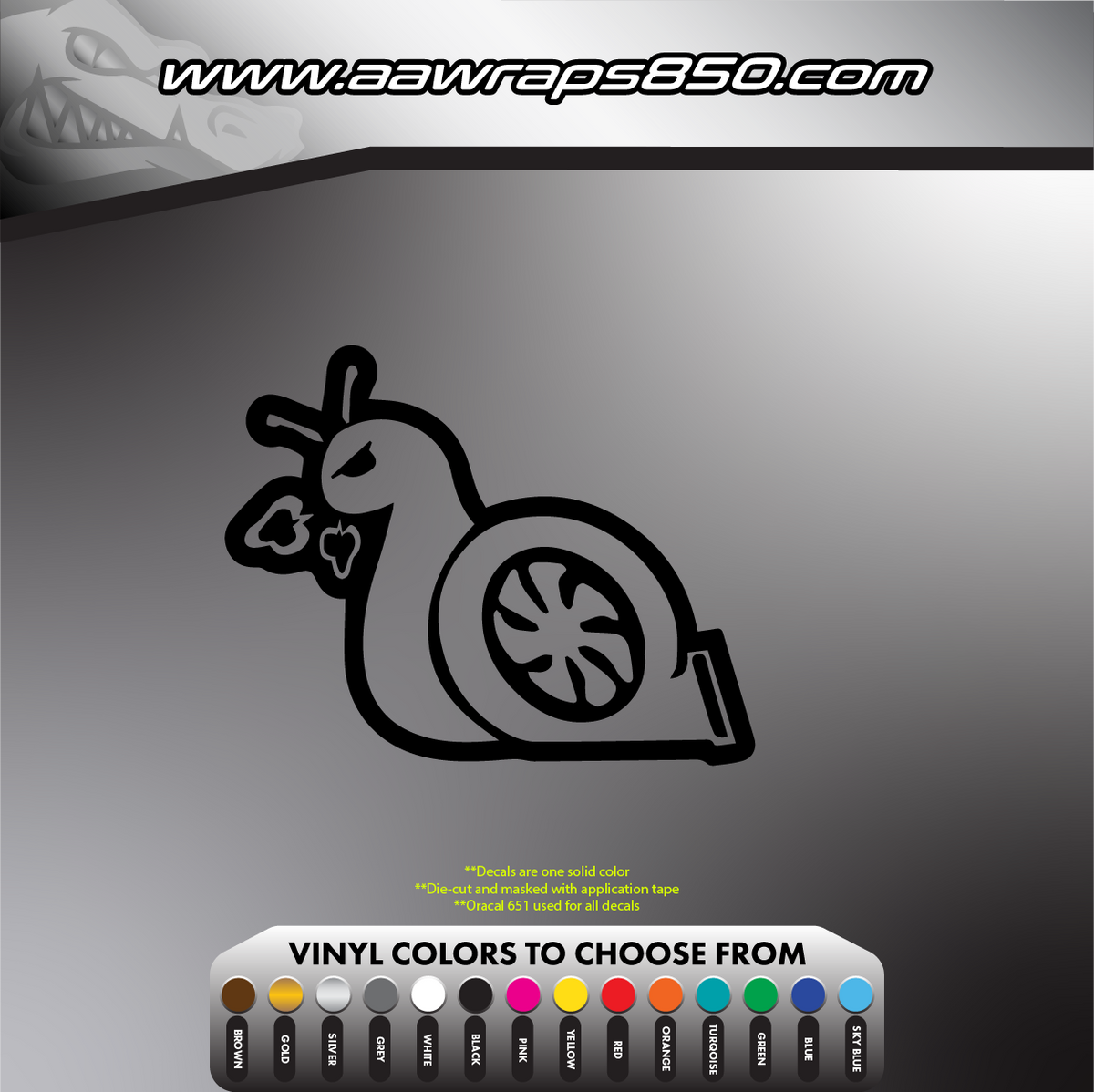 Turbo Snail Decal AAW
