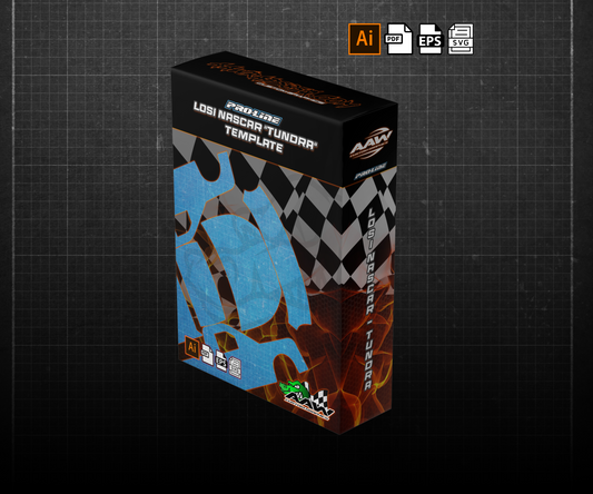 Losi Nascar "Pro-Line Tundra" Wrap Template AAW